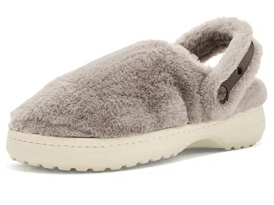 Crocs Classic Unfurgettable Clogs Clog Shoes Mushroom: Men's 9 - Women's 11 Medium, Polyester In Gray