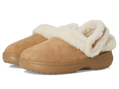 Crocs Classic Unfurgettable Clogs Clog Shoes Sepia Vegan Suede :