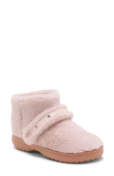 Crocs Classic Unfurgettable Faux Fur Boot In Pink