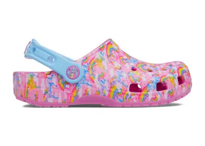 Pre-owned Crocs Classic Unicorn Clog Lisa Frank (kids) Sneakers In Pink/blue