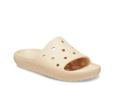 Crocs Classic V2 Slide Sandal In Neutral