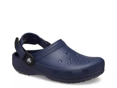 Crocs Classic Work Clog In Blue