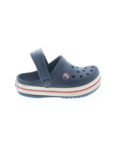 Pre-owned Crocs Kids' Clogs In Blue