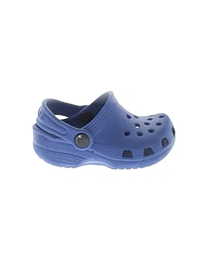 Pre-owned Crocs Kids' Clogs In Blue