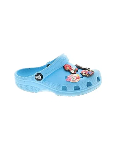 Pre-owned Crocs Kids' Clogs In Blue