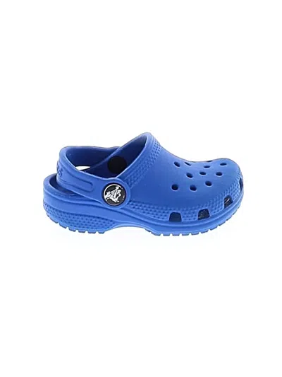 Pre-owned Crocs Kids' Clogs In Blue