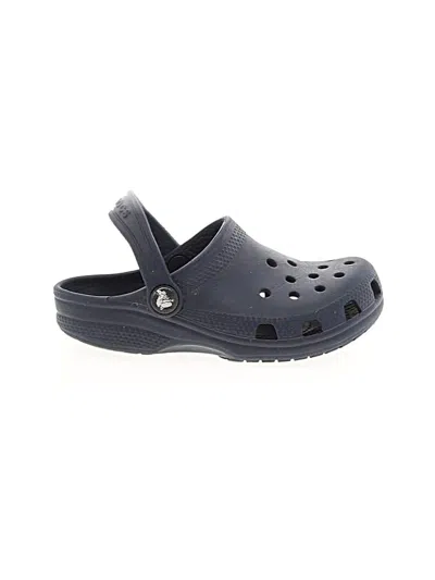 Pre-owned Crocs Kids' Clogs In Blue