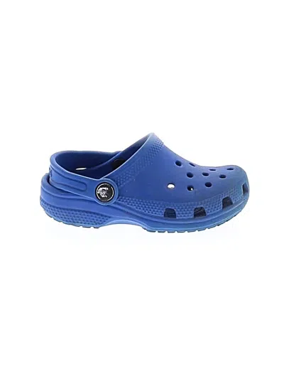 Pre-owned Crocs Kids' Clogs In Blue