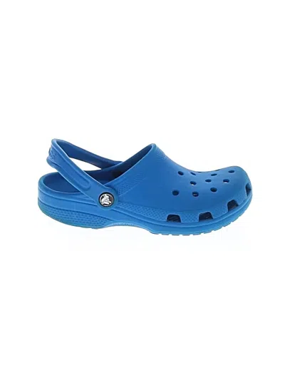 Pre-owned Crocs Kids' Clogs In Blue