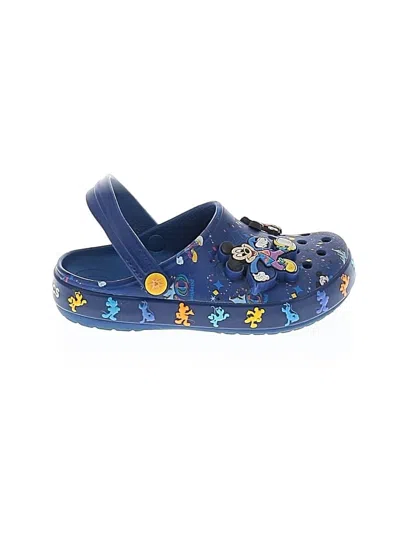 Pre-owned Crocs Kids' Clogs In Blue