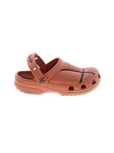Pre-owned Crocs Kids' Clogs In Brown
