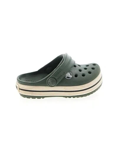Pre-owned Crocs Kids' Clogs In Green