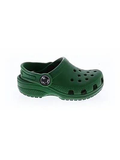 Pre-owned Crocs Kids' Clogs In Green