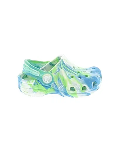 Pre-owned Crocs Kids' Clogs In Green