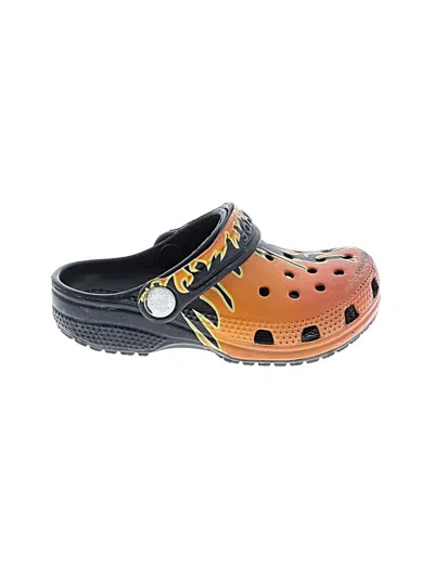 Pre-owned Crocs Kids' Clogs In Orange