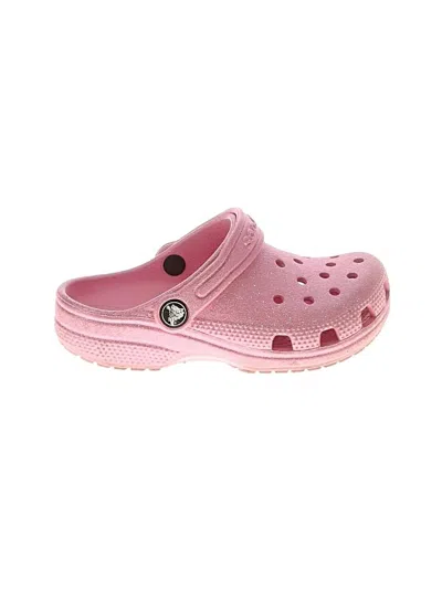 Pre-owned Crocs Kids' Clogs In Pink