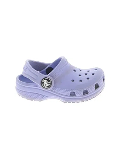 Pre-owned Crocs Kids' Clogs In Purple