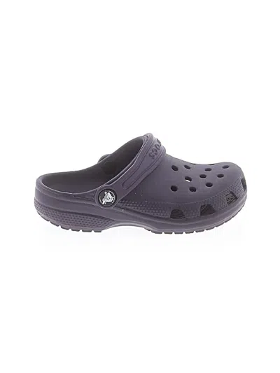 Pre-owned Crocs Kids' Clogs In Purple