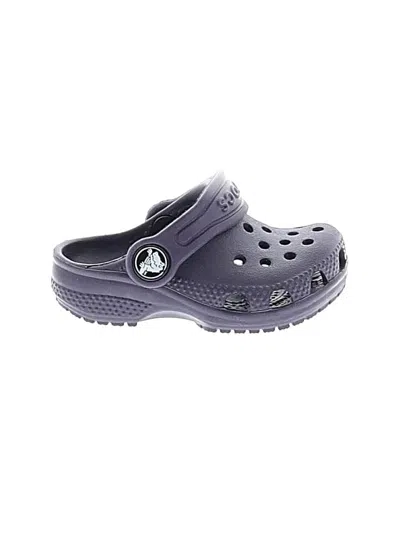 Pre-owned Crocs Kids' Clogs In Purple