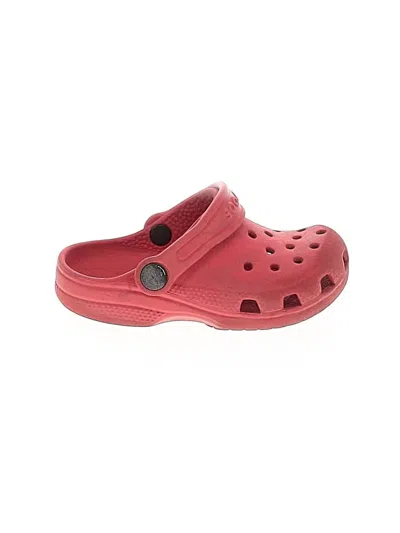 Pre-owned Crocs Kids' Clogs In Red