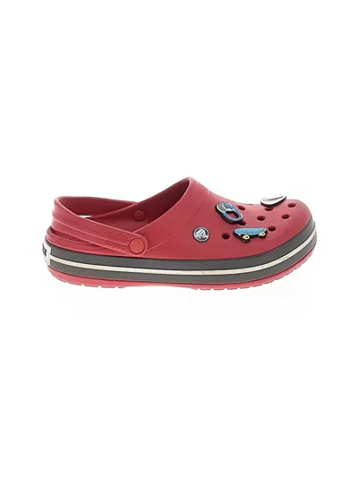 Pre-owned Crocs Kids' Clogs In Red