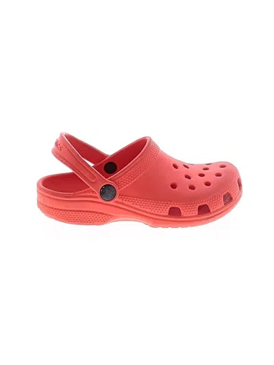 Pre-owned Crocs Kids' Clogs In Red