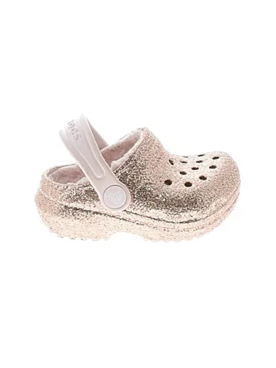 Pre-owned Crocs Kids' Clogs In Silver