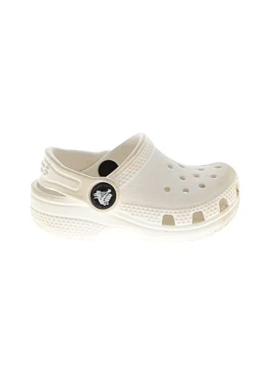 Pre-owned Crocs Kids' Clogs In White