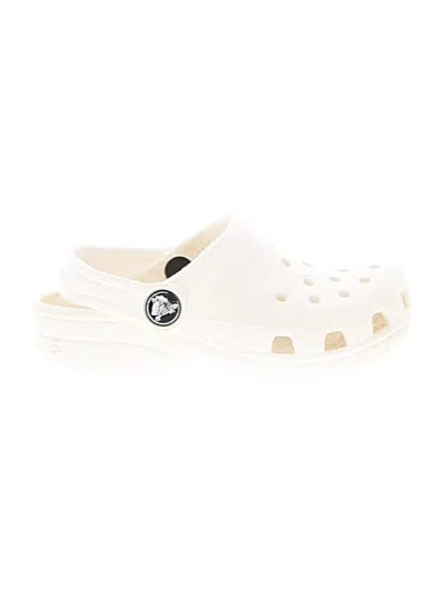 Pre-owned Crocs Kids' Clogs In White