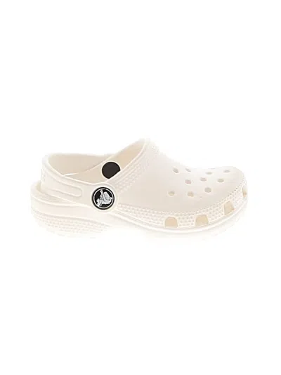 Pre-owned Crocs Kids' Clogs In White