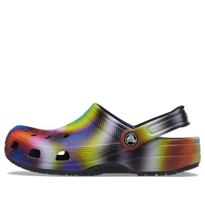 Crocs Classic Solarized Clog; Black / Multi, M12