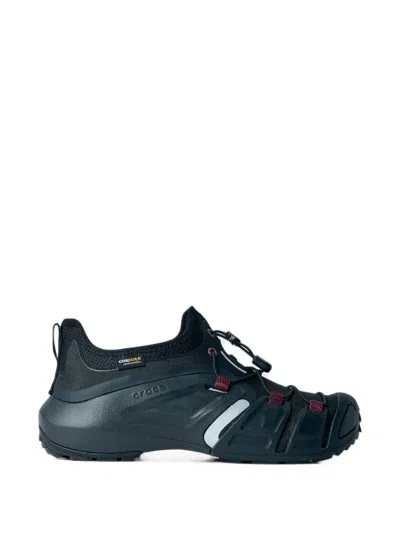 Crocs Cordura® Lace-up Sneakers In Black