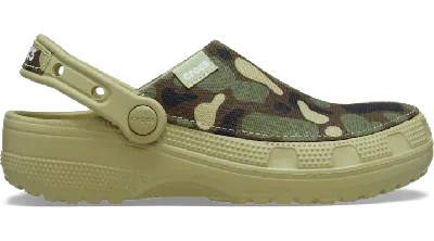 Crocs Crafted Camo Clog In Green