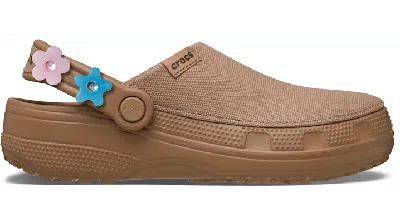 Crocs Crafted Enlighten Flower Clog In Brown