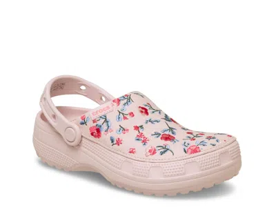 Crocs Crafted Floral Clog In Pink