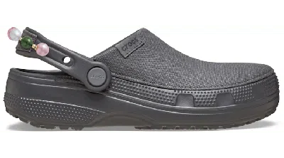 Crocs Crafted Pearl Chain Clog In Black