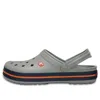 Crocs Crocband™ Sabots Unisex Light Grey / Navy 45