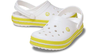 Crocs Crocband™ Clog In White/cyber Yellow