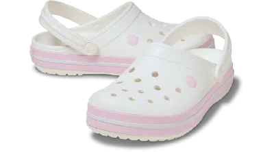 Crocs Crocband™ Clog In White/pink Milk