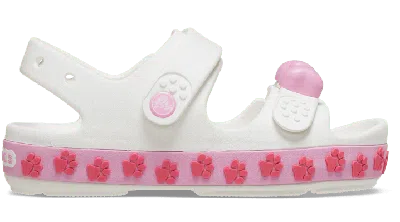 Crocs | Kids | Crocband™ Cruiser Pet | Sandals | White / Pink Tweed | J5 In White/pink Tweed