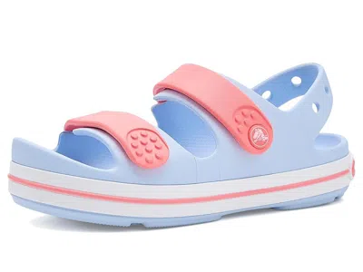 Crocs Crocband Cruiser Sandal (little Kids/big Kids) Kid's Shoes Blue Frost/guava : 13 Little Kid M, Synth In Multi