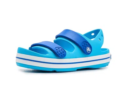 Crocs Crocband Cruiser Sandal (little Kids/big Kids) Kid's Shoes Venetian/blue Bolt : 4 Big Kid M, Synthet