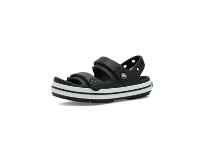 Crocs Crocband Cruiser Sandal (toddler) Kid's Shoes Black/white: 5 Toddler M