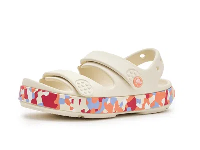 Crocs Crocband Cruiser Sandal (toddler) Kid's Shoes Summit White/guava : 10 Toddler M, Rubber