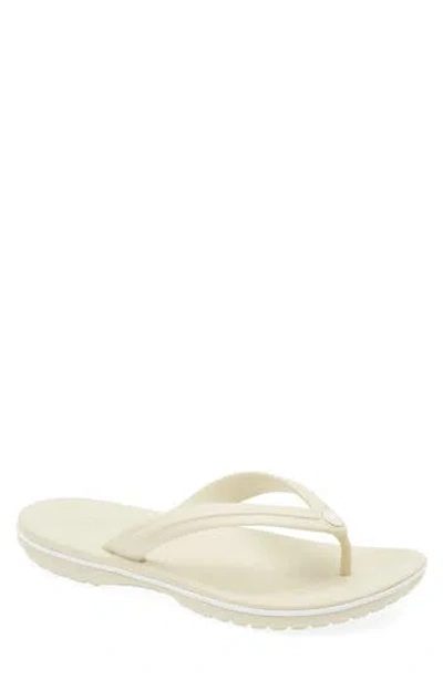 Crocs Crocband Flip Flop In Bone