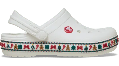 Crocs Crocband Holiday Clog In White
