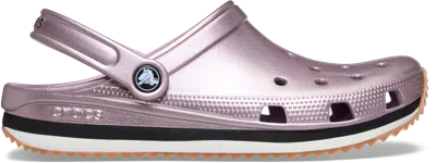 Crocs Crocband™ Metallic Runner; Dusty Lilac, W7/m5