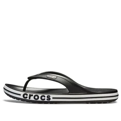 Crocs Crocband Non-slip Shoe Black Unisex In Black/white