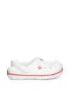 Crocs Crocband Perforated Slingback Clogs In White