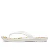 Crocs Crocband Printed Flip Flops 'white Tan'